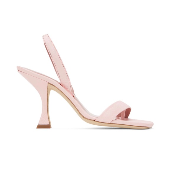 BY FAR Pink Lotta Sandals Peony/Pink - Size 8 (EU 38) - Picture 1 of 12